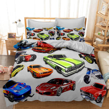 Load image into Gallery viewer, Hot_Wheels_Toy_Cars_Family_Quilt_Cover_Set