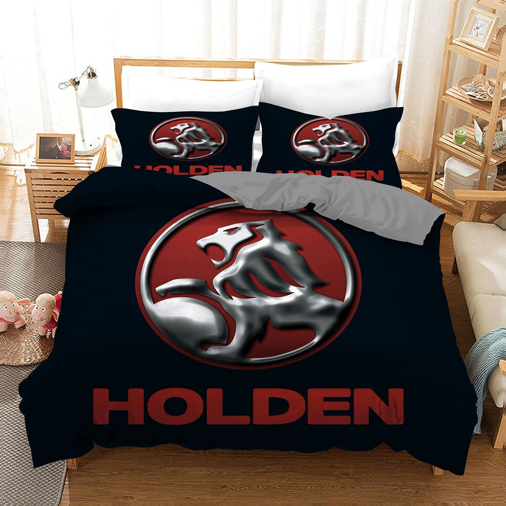 Holden Red Quilt Doona Duvet Cover Pillow Case Set
