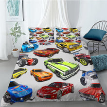 Load image into Gallery viewer, Hot_Wheels_Toy_Cars_Family_Quilt_Cover_Set
