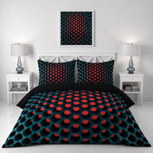 Load image into Gallery viewer, 3D Y2K Stereoscopic Quilt Doona Duvet Cover Pillow Case Set with Dense Holes Pattern
