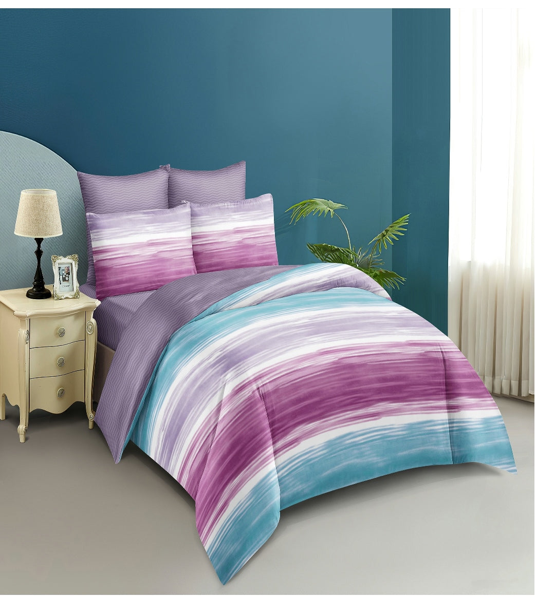 Sunset Ocean Beach Quilt Doona Duvet Cover Pillow Case Set