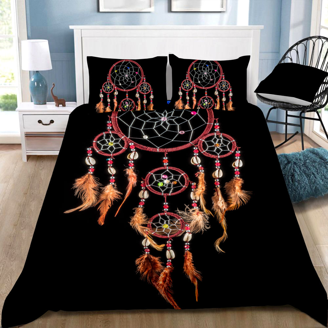 Colourful Dream Catcher Quilt Doona Duvet Cover Pillow Case Set