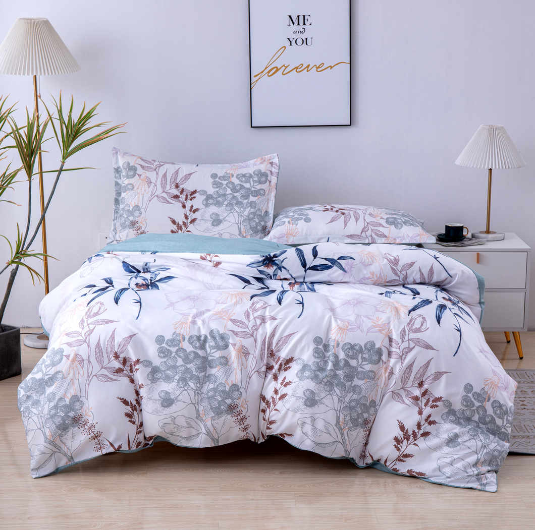 Spring Quilt Doona Duvet Cover Pillow Case Set